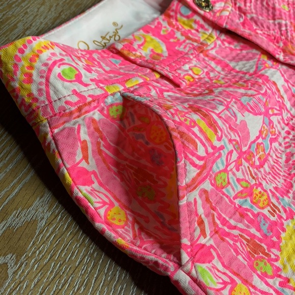LILLY PULITZER The Callahan Textured Sun Short 00 - Picture 4 of 9